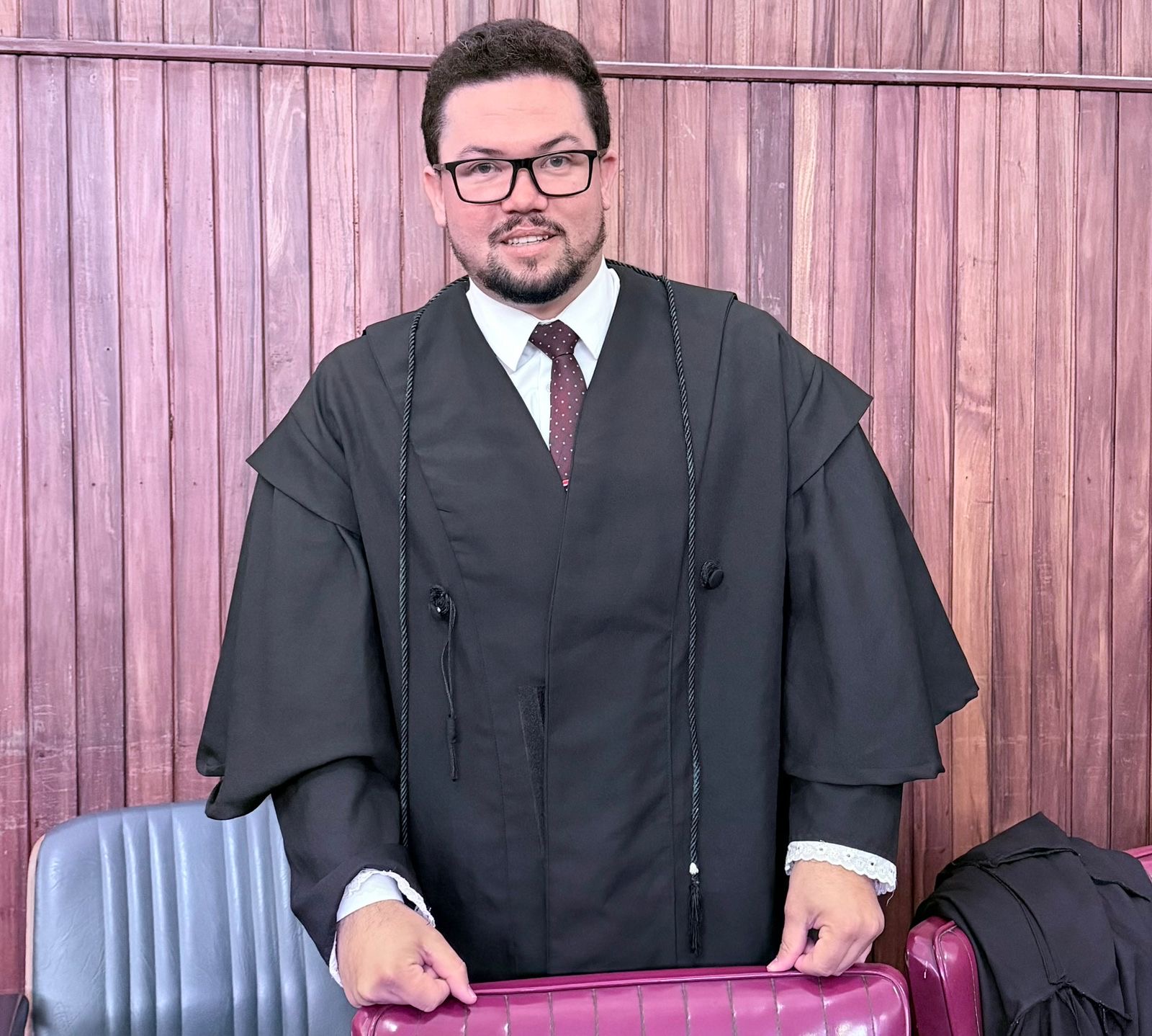 Eduardo Aguiar em ambiente forense
